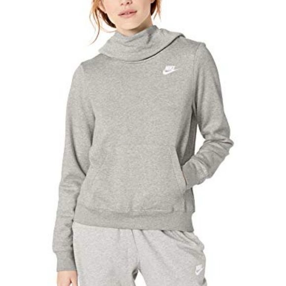 Nike Jackets & Blazers - Nike Women’s Essential Funnel Pullover Grey Jacket